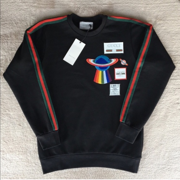 gucci spaceship sweater